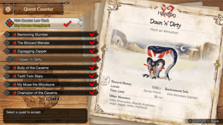 MH Rise Sunbreak - HR 3 Almudron Quest