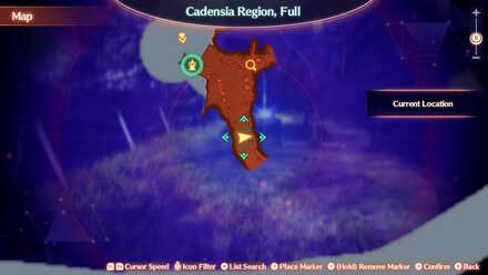 XC3 - south gate key map