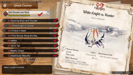 MH Rise Sunbreak - HR 3 Barioth Quest