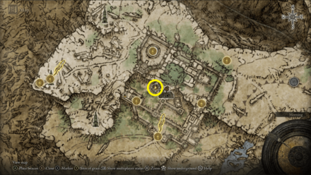 Elden Ring - Carian Grandeur Ash of War Map Location