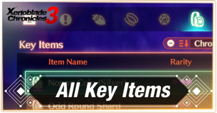Xenoblade 3 All Key Items