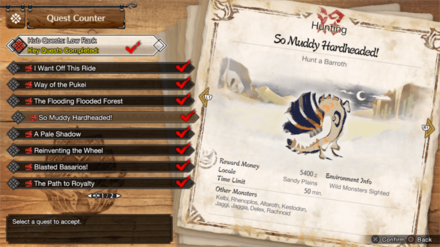 MH Rise Sunbreak - HR 2 Barroth Quest