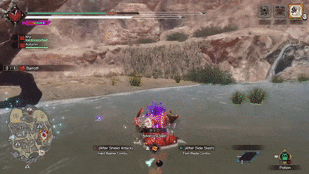 MH Rise Sunbreak - Barroth Muddy Tail Slam