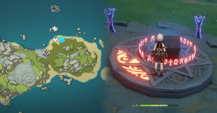 Genshin - Minacious Isle Totem Puzzle #4 Location