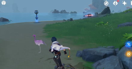 Genshin - Minacious Isle Totem Puzzle #4 Follow the Crane