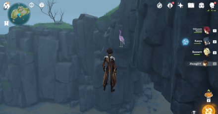 Genshin - Minacious Isle Totem Puzzle #3 Floating Crane on Invisible Bridge