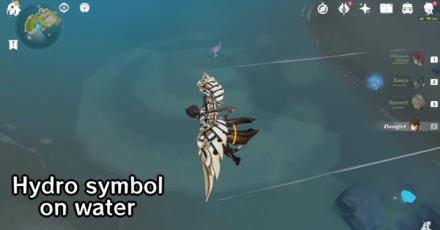 Genshin - Minacious Isle Totem Puzzle #3 Hydro Symbol on Water