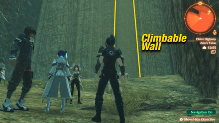 Xenoblade Chronicles 3 -Second Climbable Wall