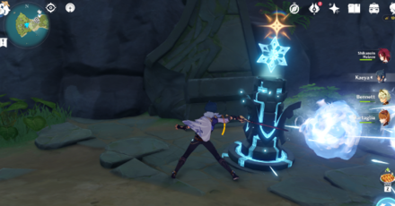 Genshin - Minacious Isle Totem Puzzle #1 Cryo Monument