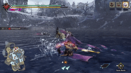 MH Rise Sunbreak - Somnacanth Retreating Sleeping Mist