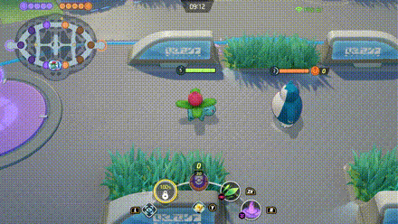 Pokemon UNITE - Venusaur Razor Leaf Pressure Combo