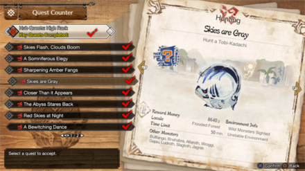 MH Rise Sunbreak - HR 6 Tobi-Kadachi Quest