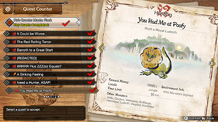 MH Rise Sunbreak - Royal Ludroth You Had Me at Poofy