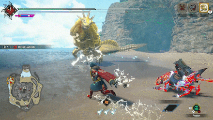 MH Rise Sunbreak - Royal Ludroth Hip Check to Roll