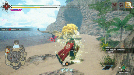 MH Rise Sunbreak - Royal Ludroth Wide Range Side Rolls