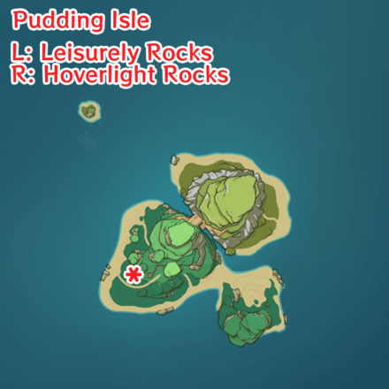 Genshin - Dream Form Animal Locations - Pudding Isle Leisurely-Hoverlight