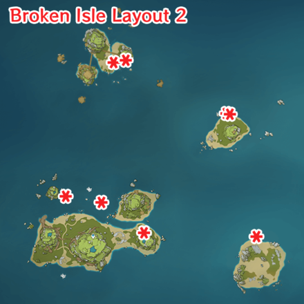Genshin - Dream Form Animal Locations - Broken Isle 2