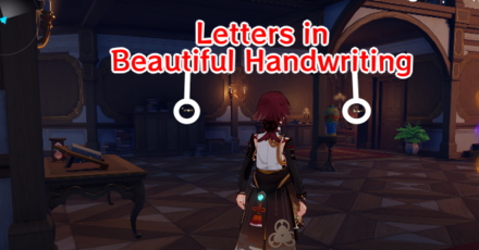 Genshin - Letters in Beautiful Handwriting Location in Dawn Winery