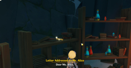 Genshin - Letter Addressed to Ms Alice