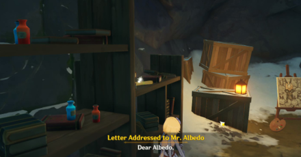 Genshin - Letter Addressed to Mr Albedo