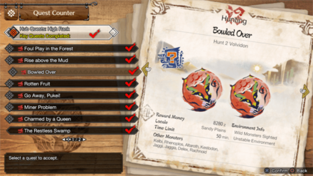 MH Rise Sunbreak - HR 5 Volvidon Quest