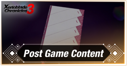 XC3 - Post Game Content Guide