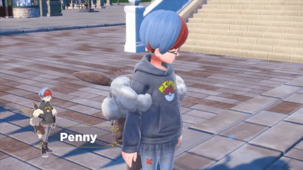 Pokemon Scarlet and Violet SV - Penny Standing in Street