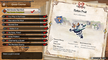 MH Rise Sunbreak - Bishaten Rotten Fruit