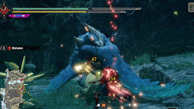 MH Rise Sunbreak - Bishaten Flashfruit Tail Attack
