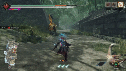 MH Rise Sunbreak - Great Izuchi Consecutive Tail Spin Combo