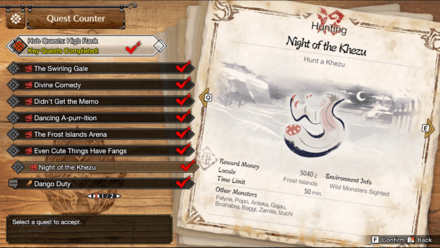 MH Rise Sunbreak - Night of the Khezu