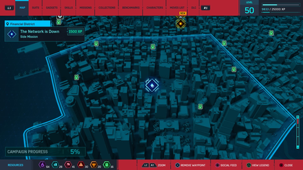 Spider-Man Remastered - The Network is Down Map