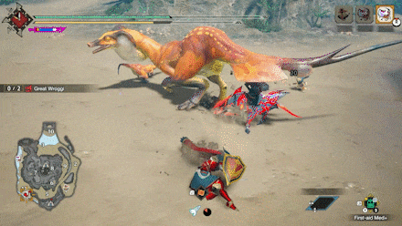 MH Rise Sunbreak - Great Wroggi Side Slam