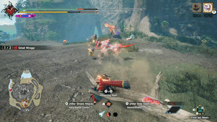 MH Rise Sunbreak - Great Wroggi Close-Range Poison Breath