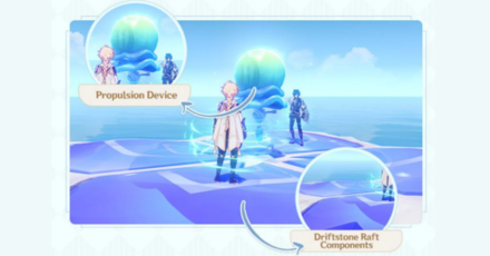 Genshin - Protect the Driftstone Raft Components