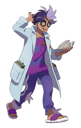 Pokemon Scarlet and Violet SV - Jacq Profile with Transparent Background