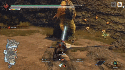 MH Rise Sunbreak - Arzuros Sitting Attack