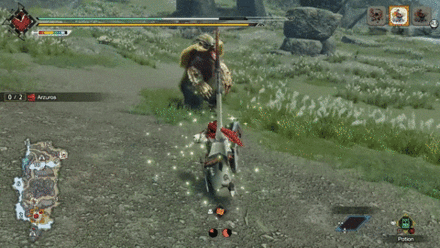 MH Rise Sunbreak - Arzuros Sudden Tackle