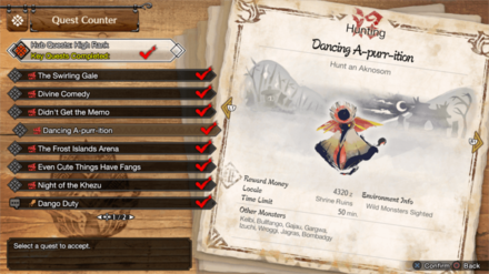 MH Rise Sunbreak - HR 4 Aknosom Quest