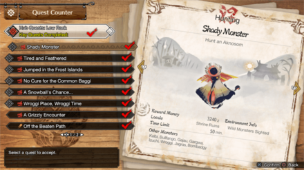 MH Rise Sunbreak - HR 1 Aknosom Quest