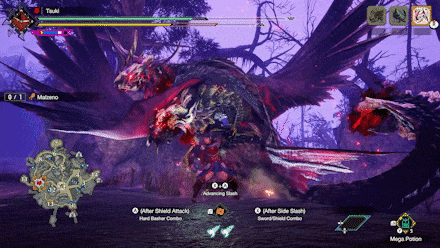 MH Rise Sunbreak - Malzeno Wide Tail Sweep