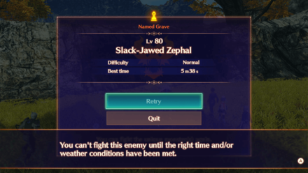 Xenoblade 3 - Unique Monster Conditions