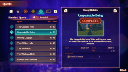 Xenoblade Chronicles 3 - Complete Side Quests for Gold
