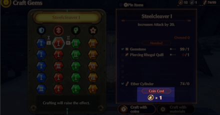 Xenoblade Chronicles 3 - Using Gold Nopon Coins to Craft