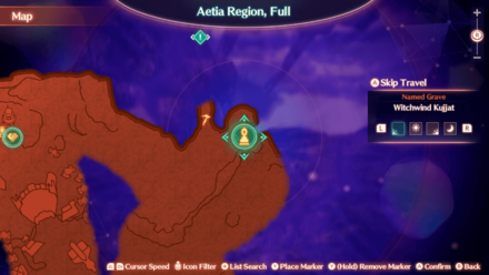 Xenoblade 3 - Witchwind Kujjat Map Location