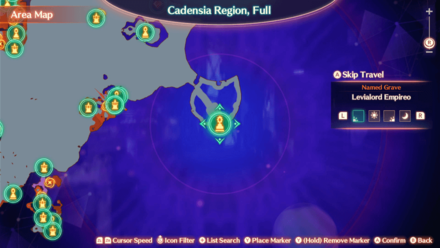 Xenoblade 3 - Levialord Empireo Map