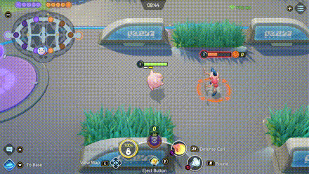Pokemon UNITE - Wigglytuff Defense Curl Stun Combo