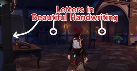 Genshin - Letters in Beautiful Handwriting Location in Dawn Winery