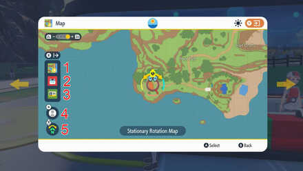 Pokemon Scarlet and Violet SV - Map App