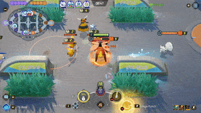 Pokemon UNTIE - Mega Punch - Follow Up with Attacks.gif